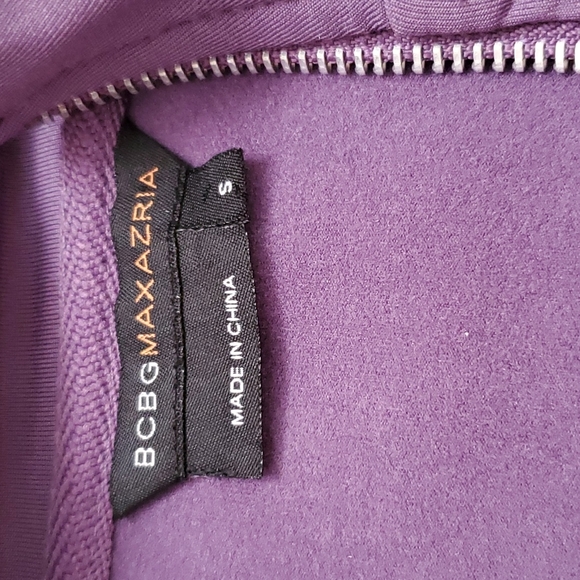 BCBG Plum /Silver Active Wear Jacket - Picture 3 of 7